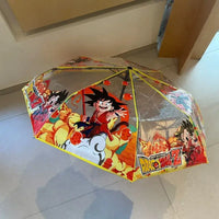 Dragon Ball Goku Folding Transparent Umbrella anime fashion portable accessory men women