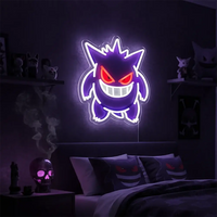One Piece Luffy Acrylic Neon LED Light custom anime sign home decor bar wall art