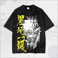 Ichigo Kurosaki Hollow Mask Washed T-Shirt | BLEACH Streetwear