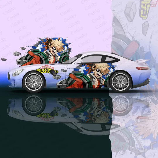My Hero Academia Anime Car Wrap Decal Sticker applied vehicle body anime fan car decoration