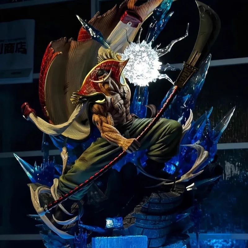 One Piece Whitebeard Naval Battle PVC Figure 38cm Bandai original package remastered gift