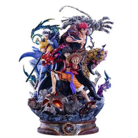 One Piece Onigashima Supernova Action Figures boxed gift set anime collectible Luffy Kid Law toy
