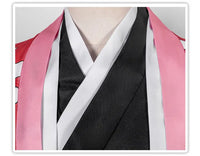 Shunsui Kyoraku BLEACH TYBW Cosplay Costume showcased in a vibrant five-piece outfit with printed robe.