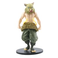 A highly detailed 16cm Demon Slayer Anime Figure made of premium PVC, showcasing Kamado Tanjiro in a dynamic warrior action pose for desktop decoration.