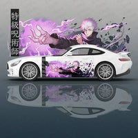 Jujutsu Kaisen Anime Car Decal Vinyl Sticker flower SUV side graphics universal vehicle body