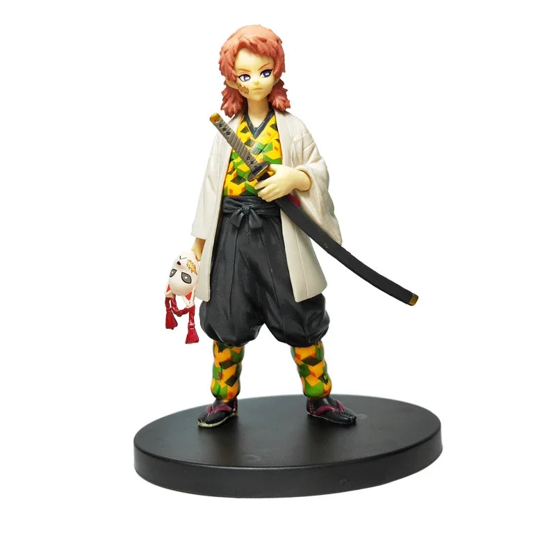 High-quality Demon Slayer Figures featuring Tanjiro Kamado, Nezuko, Zenitsu, and Inosuke in dynamic action poses for anime collection.