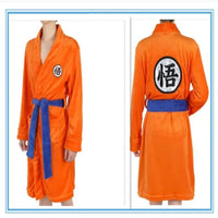 Dragon Ball Goku Flannel Anime Cosplay Bathrobe warm unisex home pajamas autumn winter