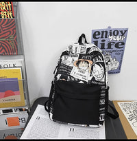 One Piece Luffy Anime Backpack school laptop travel bag men women bold print gift