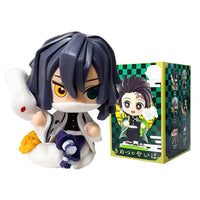 Demon Slayer Tanjiro Nezuko Blind Box Figure unboxed anime cartoon statue model ornament