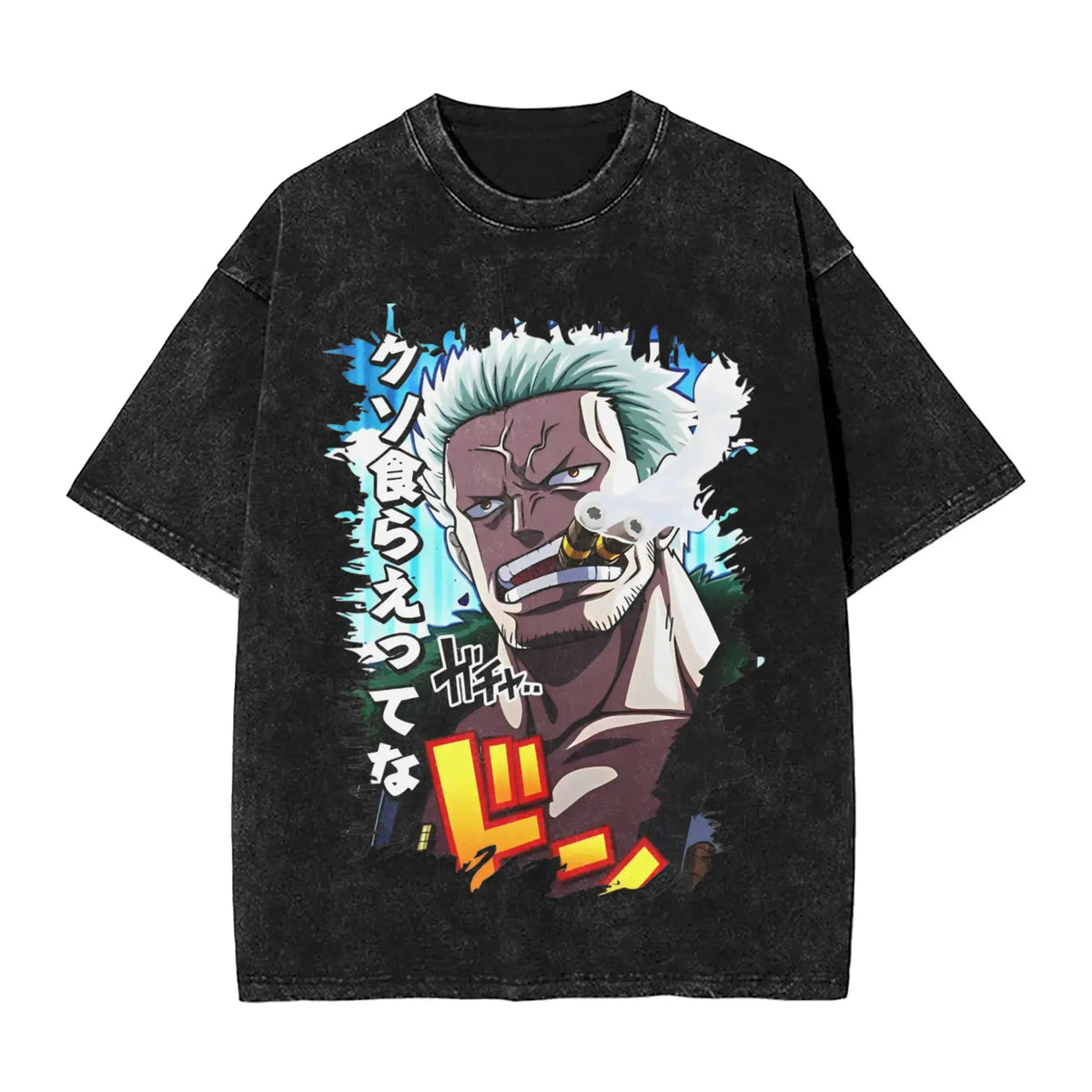 Eustass Kid One Piece Washed T-Shirt | Vintage Streetwear