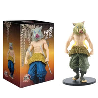 A high-quality Demon Slayer Action Figure PVC model collection featuring Kamado Tanjirou, Agatsuma Zenitsu, and Nezuko in dynamic warrior poses.