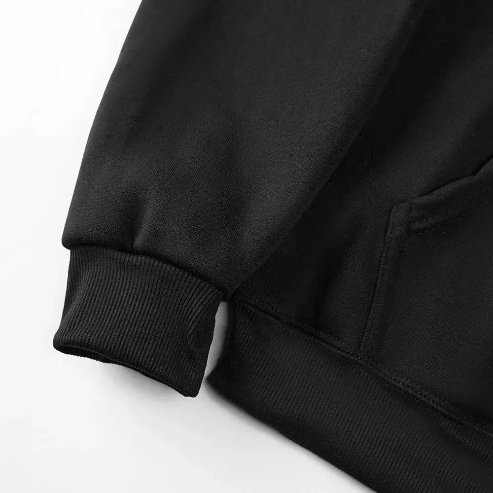 A trendy Portgas D. Ace Hoodie featuring Fire Fist anime graphics, designed as One Piece hip hop streetwear for men, boys, and children.