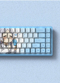 Miyu 129-Key OEM PBT Translucent Keycaps side-engraved 5-side thermal sublimation custom mechanical keyboard