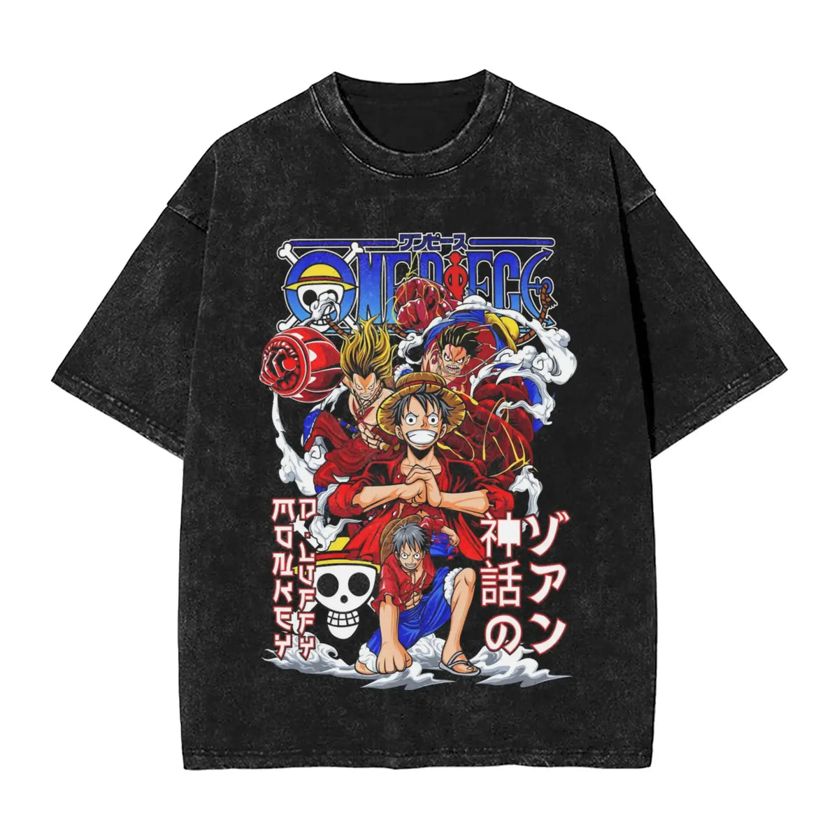 Eustass Kid One Piece Washed T-Shirt | Vintage Streetwear