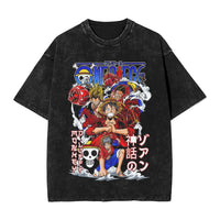 Eustass Kid One Piece Washed T-Shirt | Vintage Streetwear