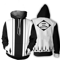 Bleach Anime 3D Print Cosplay Hoodie Harajuku Y2K tracksuit pullover long sleeve men women