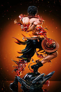 Portgas D Ace Action Figure full view One Piece PVC GK collectible doll desk decoration toy