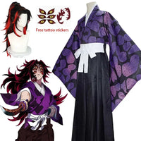 Kokushibo Cosplay Costume | Wig & Kimono Options