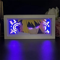 Naruto Uchiha Sasuke 3D Anime LED Light Box illuminated warm glow anime desk lamp decoration