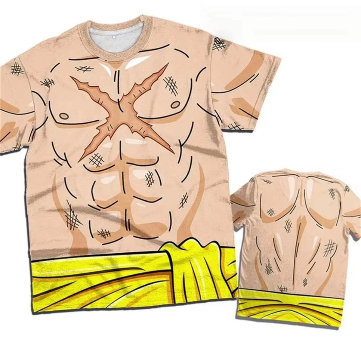 Luffy One Piece 3D Printed Kids T-Shirt | Polyester