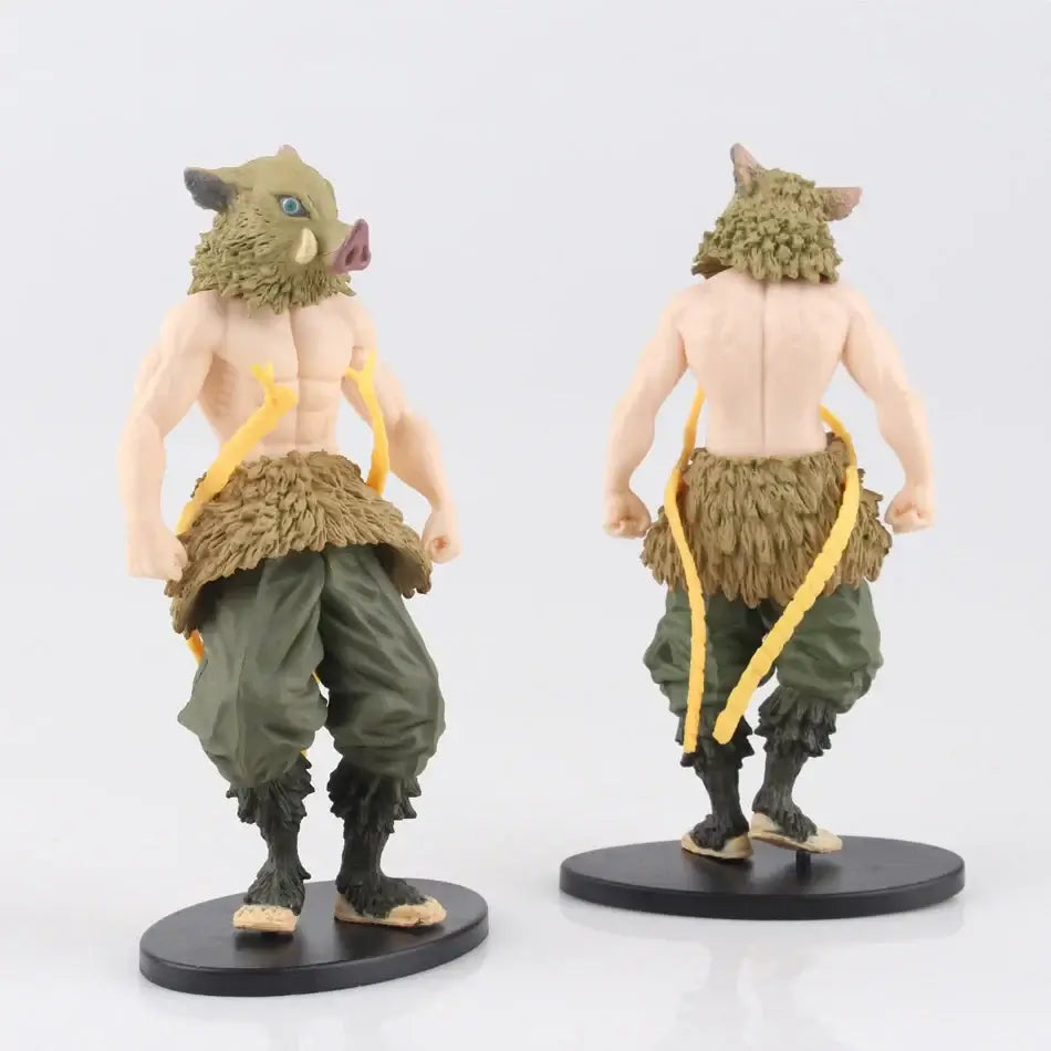 A highly detailed 16cm Demon Slayer Anime Figure made of premium PVC, showcasing Kamado Tanjiro in a dynamic warrior action pose for desktop decoration.