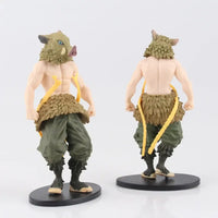 A highly detailed 16cm Demon Slayer Anime Figure made of premium PVC, showcasing Kamado Tanjiro in a dynamic warrior action pose for desktop decoration.