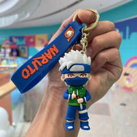 Naruto Kakashi Anime Character Keychain on car keys anime decoration pendant Naruto fan