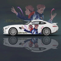 Yuji Itadori Anime Car Decal Sticker 2pc applied vehicle body anime car decoration fan