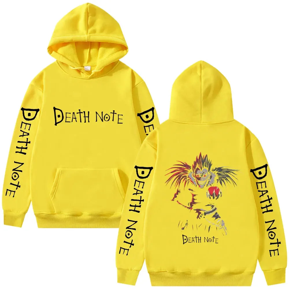 Death Note Ryuk Vintage Oversized Hoodie | Fleece Streetwear
