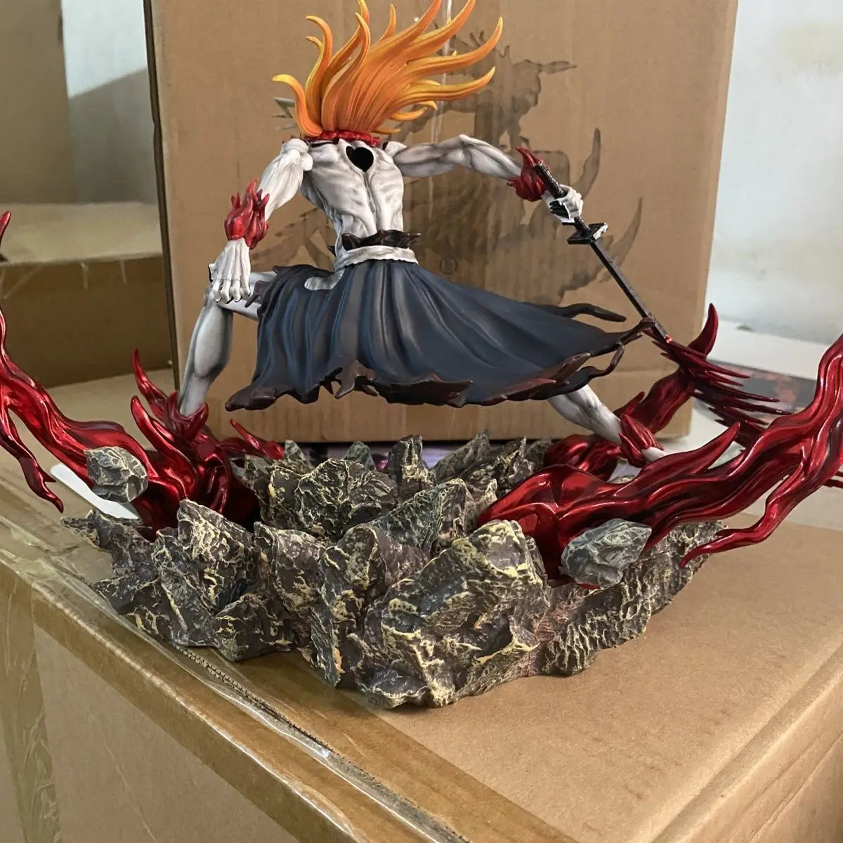 Bleach Kurosaki Ichigo Anime Figure 23CM action statue model desk decoration collectible gift