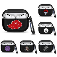 Naruto Itachi AirPods Case Soft Anime Cover TPU cartoon Uchiha Itachi Gaara Akatsuki character figure protective case fits AirPods 1 2 3 Pro Pro2