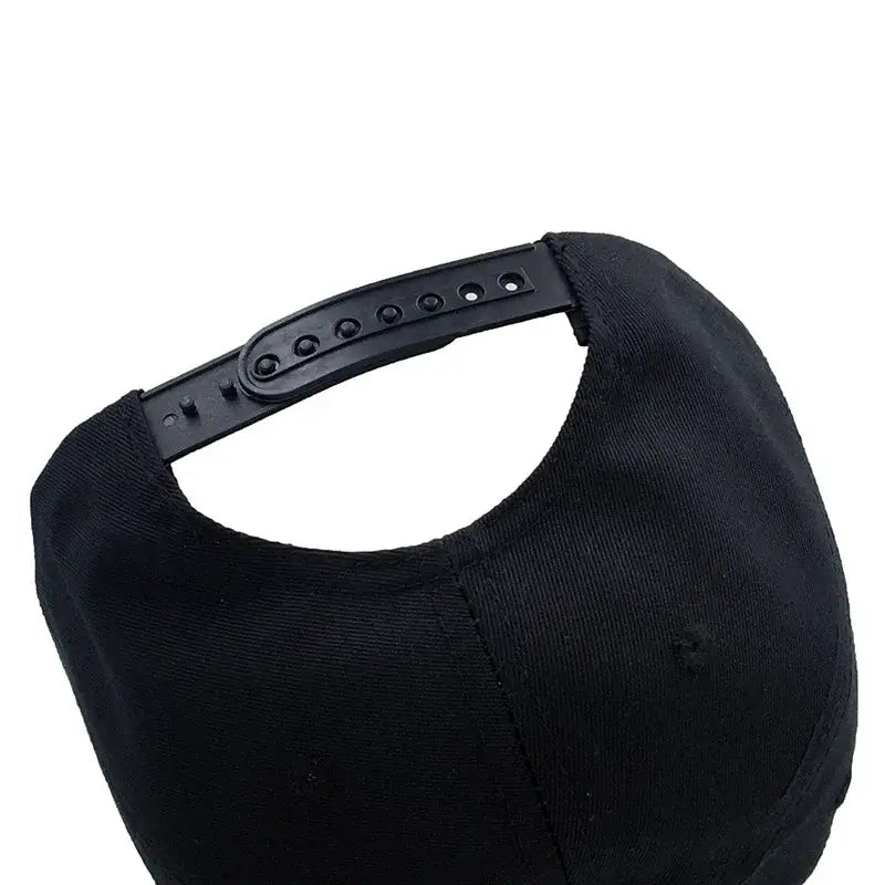 A trendy Demon Slayer Baseball Cap featuring graphic prints of Tanjiro and Nezuko, designed as an adjustable hip hop sun hat for men and women.