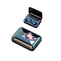 Demon Slayer Tanjiro Nezuko Bluetooth Anime Headset wireless charging sports fitness earbuds