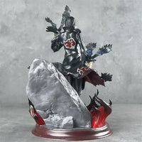 Uchiha Itachi PVC Action Figure with crow model Naruto Shippuden anime collection toy 25CM