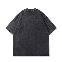 Fullmetal Alchemist Washed Vintage Anime T-Shirt flat lay vintage washed cotton summer anime tee