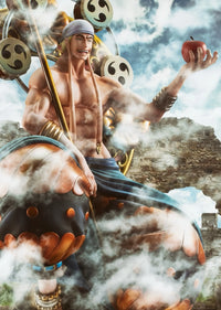 One Piece Enel Thunder God POP MAX GK Figure 39cm Bandai sitting statue PVC anime gift box