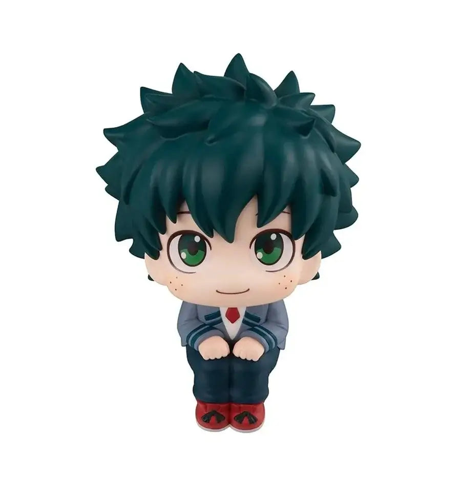 A highly detailed 18cm My Hero Academia Anime Figure made of PVC, featuring action poses of All Might, Deku, and Bakugo for collectors.