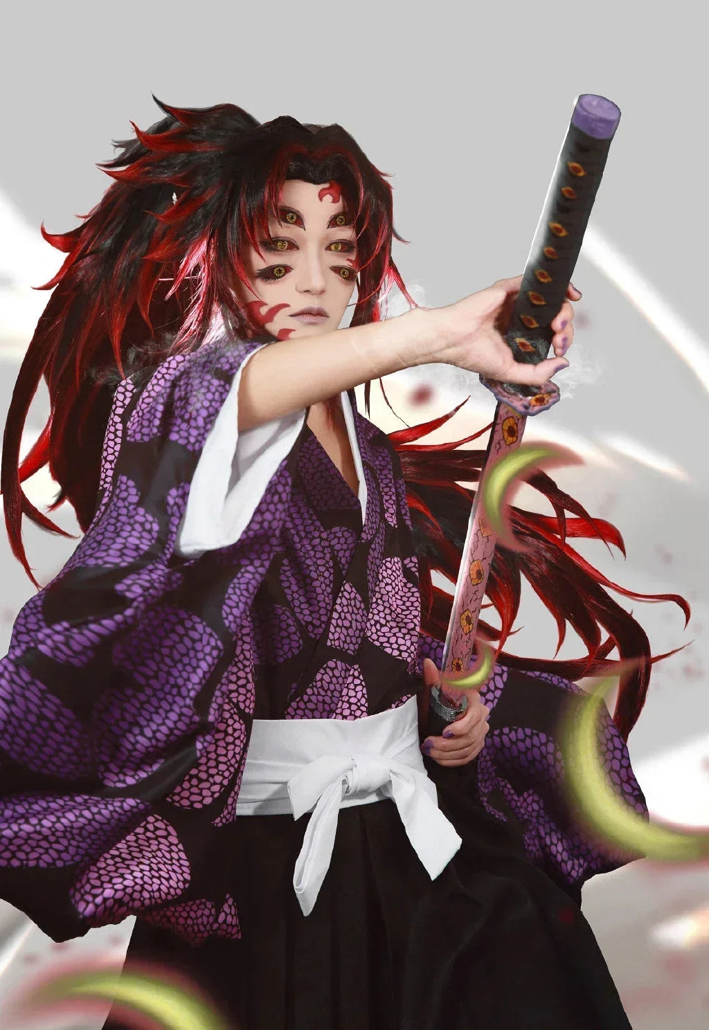 Kokushibo Cosplay Costume | Wig & Kimono Options