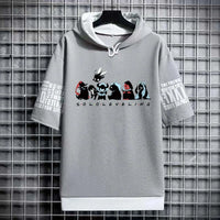 Solo Leveling Anime Graphic T-Shirt Korean Fashion black manga short sleeve men breathable