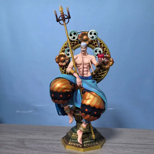 One Piece Enel Thunder God POP MAX GK Figure 39cm displayed shelf collector anime ornament