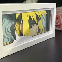 Naruto Uchiha Sasuke 3D Anime LED Light Box illuminated warm glow anime desk lamp decoration
