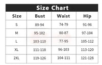 Size chart for Natsu Dragneel 100 Years Quest Cosplay Costume showing measurements for S, M, L, XL, and 2XL.