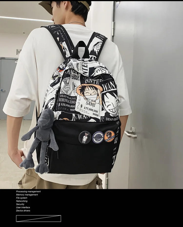 One Piece Luffy Anime Backpack