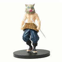 A highly detailed 16cm Demon Slayer Anime Figure made of premium PVC, showcasing Kamado Tanjiro in a dynamic warrior action pose for desktop decoration.