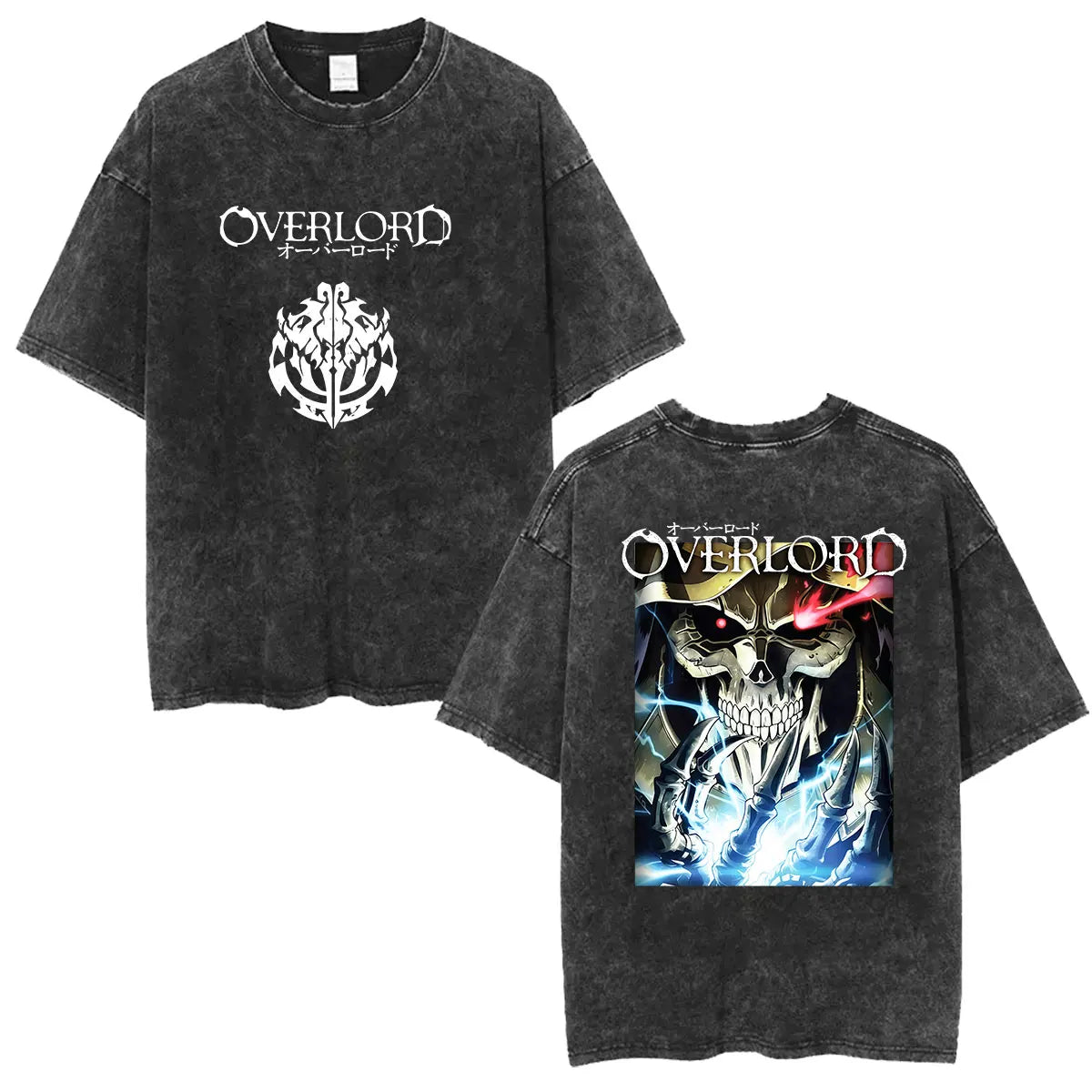 Albedo Overlord Vintage Washed T-Shirt Anime Graphic Tee