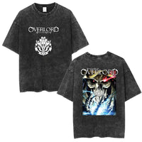 Albedo Overlord Vintage Washed T-Shirt Anime Graphic Tee