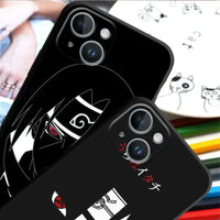 A protective Naruto iPhone Case featuring dynamic anime art, compatible with Apple iPhone 15, 14, 13, 12, 11 and Pro Max models.