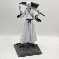 A detailed 32cm Bleach Anime Figure GK model featuring Kurosaki Ichigo in battle pose, available with Ulquiorra Cifer and Toshiro Hitsugaya variants.