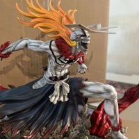 Close-up of Bleach Kurosaki Ichigo Anime Figure Zangetsu sword detail 23CM action model