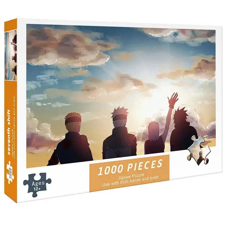 Japanese Anime Naruto Whirlpool Puzzle 1000 piece stress relieving jigsaw puzzle for adults and children